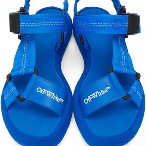 OFF-WHITE Blue Trek Sandals